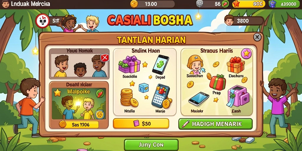 pp7 - Karakter-karakter unik yang bisa dipilih dan dimainkan.