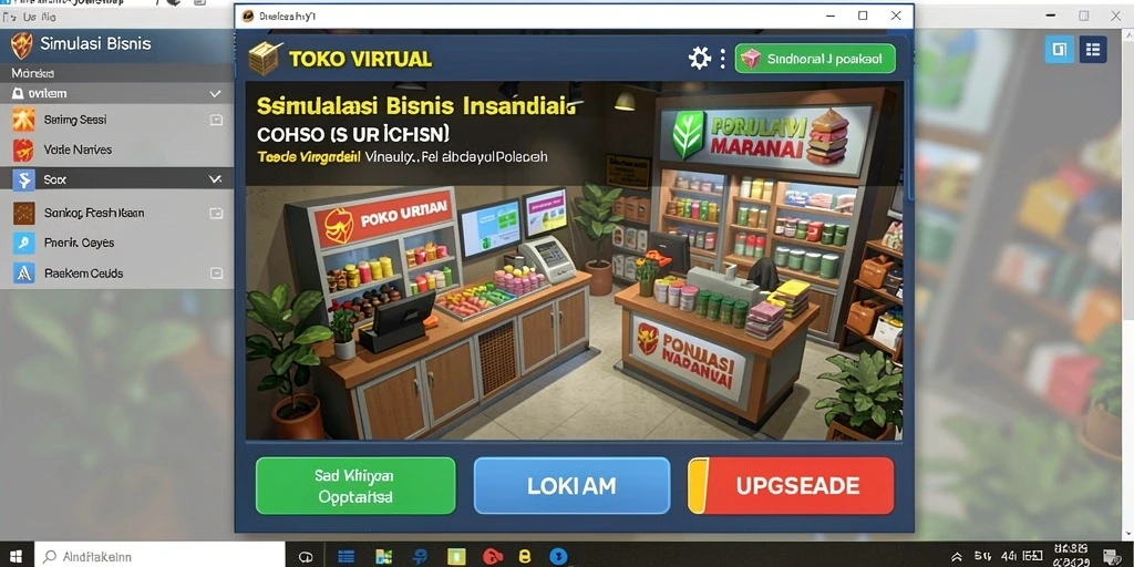 sky77 - Screenshot menunjukkan salah satu level menantang yang penuh rintangan.